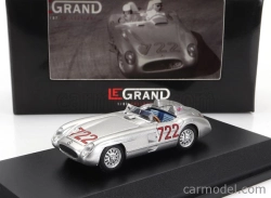 Brekina plast Mercedes Benz 300 Slr Spider N 722 Winner Mille Miglia 1955 Stirling Moss - Denis Jenkinson 1:87 Strieborná