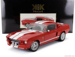 Kk-scale Ford usa Mustang Shelby Gt500 Eleanor Coupe 1967 1:12 červená biela