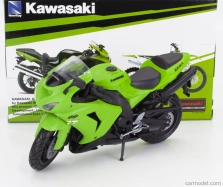 Newray Kawasaki Ninja Zx-10r 2006 1:12 zelená čierna