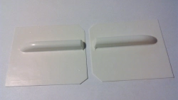 BM ľahký kryt serva - plochý, 1 pár