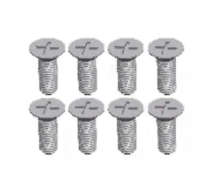 Skrutky 3x8, zápustná hlava