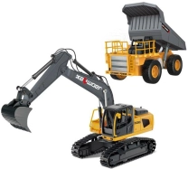 RC sada bagr a sklápěč HN3556 1:24