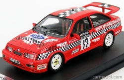 Trofeu Ford england Sierra Cosworth Rs N 17 Rally National Breakdown 1987 R.stoneman - P.davis 1:43 Red Black