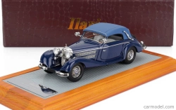 Ilario-model Mercedes benz 540k Sn154081 Sindelfingen Cabriolet A Closed 1936 1:43 2 Tones Blue