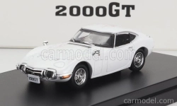 Lcd-model Toyota 2000gt Coupe 1967 1:64 Bílá