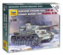 Zvezda Snap Kit - Panzer IV Ausf.H (1:100)