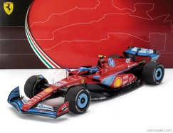 Bbr-models Ferrari F1 Sf-24 Team Scuderia Ferrari N 55 5th Miami Gp 2024 Carlos Sainz - Polifoam Packaging 1:18 Červená čierna svetlo modrá