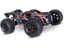 RC auto Traxxas Sledge s pásovými pneumatikami 1:8 RTR, oranžové