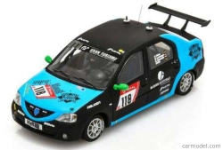 Spark-model Dacia Logan Team Swiftwing.de N 118 24h Nurburgring 2021 O.kriese - M.lachmayer - M.charoudin 1:43 Black Blue