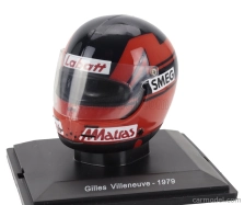 Edicola Helma F1 Casco Helma Gilles Villeneuve 312t4 Team Ferrari Sezóna 1979 1:5 červená čierna