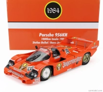 Werk83 Porsche 956b Jagermeister Team Brun Motorsport N 19 Víťaz 1000 km Monza Taliansko 1984 Hans Joachim Stuck - Stefan Bellof 1:12 Oranžová
