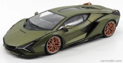 Bburago Lamborghini Sian Fkp 37 Hybrid 2020 1:18 Verde Gea - Zelená Met