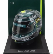 Spark-model Bell helmet Casco Helmet F1 Lance Stroll Team Aston Martin Aramco Cognizant N 18 Season 2024 1:5 Zelená
