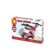Ausini 92889 Hasičská helikoptéra - kocky identické s veľkosťou Lega