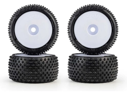 Pro-Line kolo 1:28 kobercové Prism, disk bílý, Hex 7mm (4): Losi Micro-T