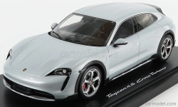 Minichamps Porsche Taycan 4s Cross Turismo 2021 - Con Vetrina - With Showcase 1:18 Ice Grey