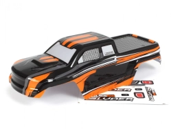 Karoséria lakovaná MT Black/Orange 1/16