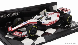 Minichamps Haas F1 Vf-22 Team Haas N 47 Canada Gp 2022 Mick Schumacher 1:43 Biela čierna červená