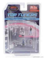 Americká dioráma Sada figúrok 6x Top Tuners 1:64 Rôzne
