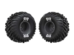 Arrma koleso s pneumatikou dBoots Cut Chevron MT, disk Gun Metal (2)