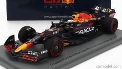Spark-model Red bull F1  Rb18 Team Oracle Red Bull Racing N 1 Winner Monza Italy Gp World Champion 2022 Max Verstappen 1:43 Matná Modrá Žlutá Červená