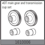 40T main gear and transmission cup set
