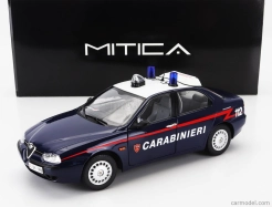 Mitica-diecast Alfa romeo 156 2.0 Twin Spark Carabinieri 1997 1:18 Modrá Bílá