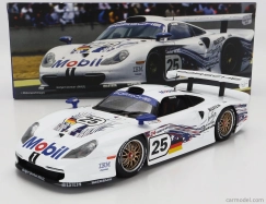 Werk83 Porsche 911 3.2l Gt1 Evo Team Porsche Ag N 25 24h Le Mans 1997 H.j.stuck - T.boutsen - B.wollek 1:18 Biela
