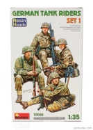 Miniart Figures German Tank Riders Set 1 1:35 /