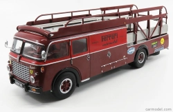 Cmr Fiat 642rn2 Truck Bartoletti F1 Ferrari Car Transporter 1957 1:18 Červené Bordeaux