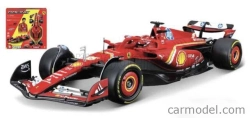 Bburago Ferrari F1  Sf-24 Team Scuderia Ferrari N 16 Season 2024 Charles Leclerc 1:24 Červená Černá