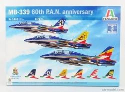 Italeri Aermacchi Set 3x Mb339a Frecce Tricolori - 313th Gruppo Addestramento Acrobatico Italy 1:72 /