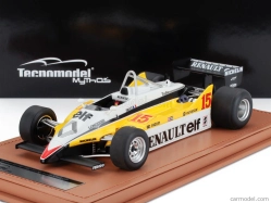 Tecnomodel Renault F1  Re30b V6 Turbo Team Renault Elf N 15 Winner South African Gp 1982 Alain Prost 1:18 Bílá Žlutá Černá