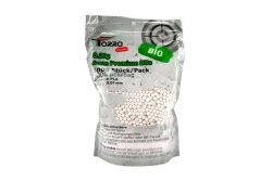 5000 ks 6 mm munície/guľôčok, biologicky rozložiteľné, biele