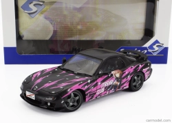 Solido Mazda Rx-7 (fd3rs) Works Itasha Club Coupe 1999 1:18 Black Fucsia