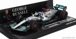 Minichamps Mercedes gp F1 W13e Team Mercedes-amg Petronas F1 N 63 Pole Position Hungarian Gp 2022 George Russell 1:43 Silver Green
