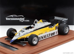Tecnomodel Renault F1 Re30b V6 Turbo Team Renault Elf N 16 Winner Italy Gp 1982 Rene Arnoux 1:18 Biela Žltá Čierna