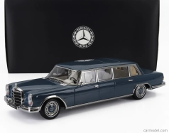 Nzg Mercedes Benz S-class 600 Lwb Pullman (w100) 1963-1981 1:18 Svetlomodrá