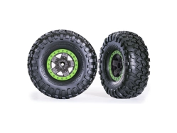 Kolesá Traxxas 2,2", TRX-4 Sport šedá/zelená, pneumatiky Canyon Trail (2)