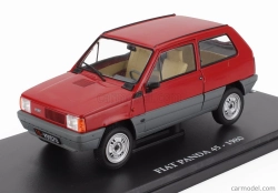 Edicola Fiat Panda 45 1980 - Con Vetrina - S vitrínou 1:24 Červená šedá