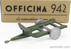 Officina-942 Príves Rimorchio Viberti Trasporto Carro L3 1939 1:76 Vojenská zelená
