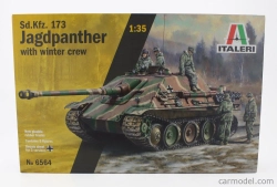Talianeri Tank Sd.kfz. 173 Jagdpanther so zimnou posádkou Vojenský 1945 1:35 /