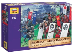 Zvezda figurky Samuray Infantry XVI-XVII A. D. (1:72)