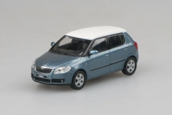 Abrex Škoda Fabia II (2006) 1:43 – sivá satin metalíza