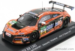 Minichamps Audi R8 Lms Team Bmt Mucke Motorsport N 24 Adac Gt Masters 2017 Winkelhock 1:43 oranžová čierna