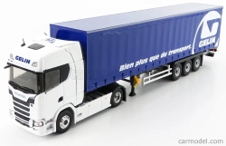 Eligor Scania S500 Truck Telonato Gelin Transports 2016 1:43 Bílá Modrá