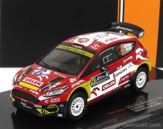 Ixo-models Ford england Fiesta R5 Mkii N 25 Rally Acropolis 2021 M.prokop - M.ernst 1:43 Červená Biela Modrá