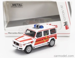 Schuco Mercedes benz G-class Notarzt Police 1995 1:87 Bílá Červená