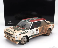 Kyosho Fiat 131 Abarth Alitalia (dirty And Night Version) N 2 4th Rally Montecarlo 1978 Walter Rohrl - Christian Geistdorfer 1:18 Biela zelená červená