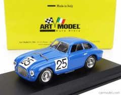 Umelecký model Ferrari 195s 2.3l V12 Touring Berlinetta Team Luigi Chinetti N 25 24h Le Mans 1950 Raymond Sommer - Dorino Serafini 1:43 Modrá